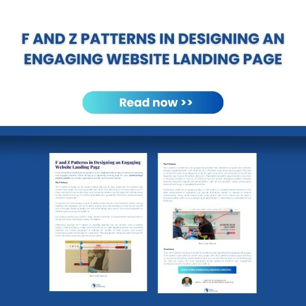 F and Z Patterns in Designing an Engaging Website Landing Page